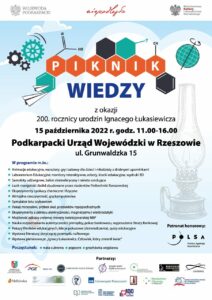 Read more about the article PIKNIK WIEDZY Z OKAZJI 200. ROCZNICY URODZIN IGNACEGO ŁUKASIEWICZA