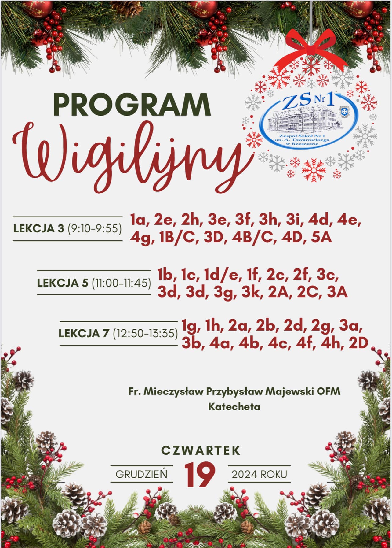 Read more about the article Program Wigilijny